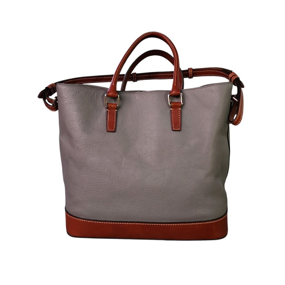 Dooney & Bourke Chelsea Pebble Grain Leather Shopper Tote Bag - Picture 2 of 10